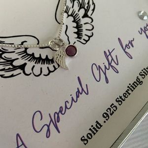 Angel Wing Special Gift Charm • Birthsto…